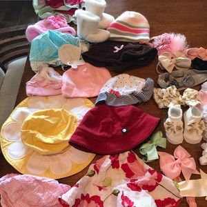 Hats, bows and fancy socks